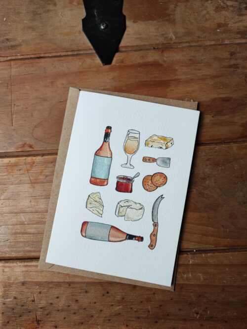 Cheese and Cider: A Perfect Pair Card